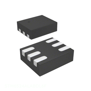 Composant électronique CI de surveillance et de réinitialisation intelligente STM6524ALABDL6F 6 UFDFN du fabricant Channel, gestion de l'alimentation (PMIC) 6UDFN - Product Image 1