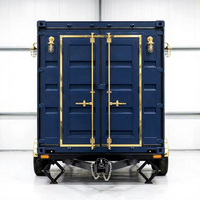 Magasin de vêtements portable en conteneur, boutique de mode en conteneur, magasin de vêtements en conteneur détachable, boutique de vente au détail de vêtements en conteneur, salle de vente temporaire de vêtements