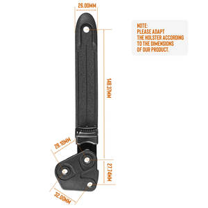 गुंफ्लावर होल्स्टर एक्सेसरीज सुरक्षा कवर वॉरलैंड होल्स्टर हुड अंगूठे की रिहाई प्रणाली बाएं हाथ हाथ से उपलब्ध है - Product Image 6