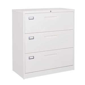 Kim Loại bên 3 ngăn kéo tủ hồ sơ với khóa văn phòng điều hành tài liệu ngăn kéo lưu trữ thép Tủ hồ sơ để bán - Product Image 1