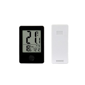 <span class=keywords><strong>Thermomètre</strong></span> numérique électronique sans fil haute précision pour intérieur et extérieur avec horloge, matériau ABS, modèle SH-074-A, précision -1 - Product Image 5
