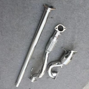 Kit d'échappement et de collecteur en acier inoxydable pour VW <span class=keywords><strong>Golf</strong></span> 6 1.6L 1.4T Turbo - Product Image 3