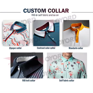 <span class=keywords><strong>Polo</strong></span> à fermeture éclair pour hommes 1/4 <span class=keywords><strong>Polo</strong></span> de golf à manches courtes évacuant l'humidité en plein air - Product Image 5