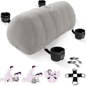 Sex Pillow with Dildo - Remote Control & Vibration