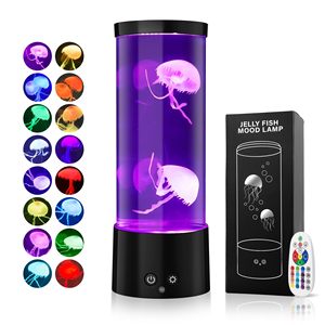 Hot Sale Jellyfish Projection LED Warm White Color Changing Switch Control High Brightness Eye Decoration Night Living Room - Product Image 1
