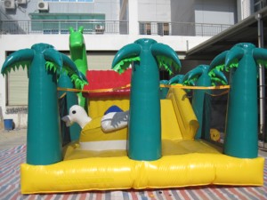 Structure gonflable en PVC Animal King Land pour événements extérieurs ou location de fêtes - Product Image 3
