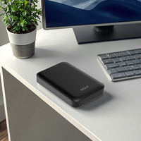 Batterie externe portable en polymère à affichage LED, vente en gros, charge rapide PD 20W, OEM, mini batterie externe 10000mAh, vente chaude en usine