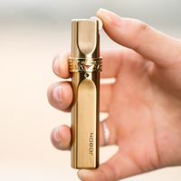 Briquet torche JOBON coupe-vent en alliage de zinc, design zen asiatique, rechargeable au butane, durable, personnalisable avec logo, promotionnel, vente en gros