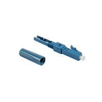 Konektor Cepat Fiber LC APC/UPC Perakitan Cepat LC Pre-embedded untuk SM/MM untuk Konektor Cepat Serat Optik