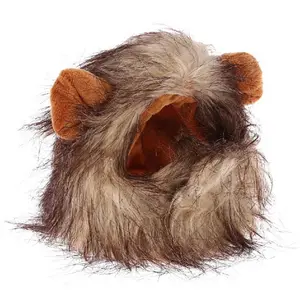 Lion Hat Durable Halloween Christmas Easy Use Dog Costume Head-wear