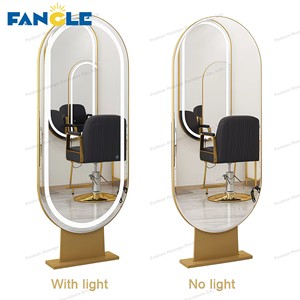 Internet populaire <span class=keywords><strong>LED</strong></span> <span class=keywords><strong>Miroir</strong></span> de salon pour salon de coiffure Simple Barber Shop Landfall <span class=keywords><strong>Miroir</strong></span> de cheveux <span class=keywords><strong>Miroir</strong></span> de magasin de coiffure - Product Image 6