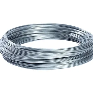 Fio de ferro galvanizado de alta qualidade, cabo de aço galvanizado de 0,8 mm 1,2 mm 2,5 mm 4,0 mm