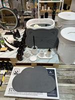Sous-verre en diatomite naturelle, isolation thermique, absorbant l'eau, séchage rapide, antidérapant, tapis en pierre pour tasses à café et thé sur table