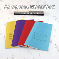 Cahier d'école Offre Spéciale format A5 Cahier d'exercices en gros à faible coût Couverture en papier imprimé de 40 feuilles avec couture en selle