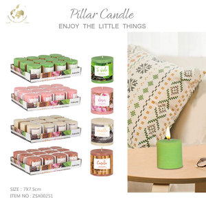 Scented Pillar <strong>Candle</strong> Handmade for Home <strong>Decoration</strong> Holiday/Wedding Use Indoor - Product Image 4