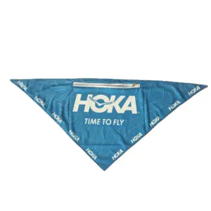 Bandana deportiva personalizable con estampado de tela de poliéster para hombre y mujer, con bolsillo grande y cremallera, Unisex