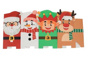 Bolsas <span class=keywords><strong>de</strong></span> Regalo <span class=keywords><strong>de</strong></span> Papel con Personajes Navideños, Bolsas <span class=keywords><strong>de</strong></span> Regalo 3D con Diseño <span class=keywords><strong>de</strong></span> Papá Noel, Muñeco <span class=keywords><strong>de</strong></span> Nieve, Duende y Reno para Niños, Bolsas para Dulces y Recuerdos <span class=keywords><strong>de</strong></span> Fiesta - Product Image 2