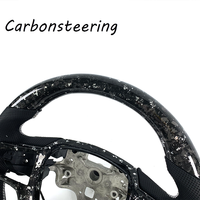 Volant en fibre de carbone forgé sur mesure pour Chevrolet Silverado 1500 LT RST Trail Boss High Country ZR2 2019+ – Amélioration de la compatibilité OEM