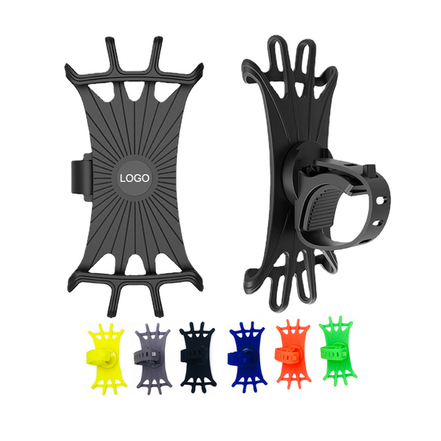 Waterproof Universal Silicone Adjustable Bicycle Bike 360 Rotation with Handlebar Mobile Cell Phone Mount Holder for Rding