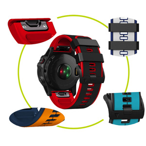 Correas de repuesto para reloj Garmin Fenix, pulsera deportiva de silicona de 22mm y 26mm, venta directa de fábrica - Product Image 4