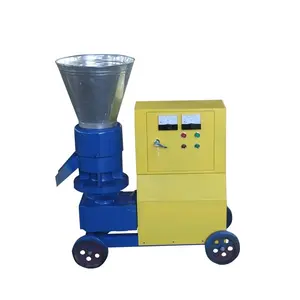 MKL295 wood pellet mill flat Die wood pellet making machine with elect Motor pellet mill for sale