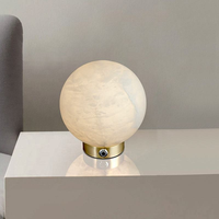Lampe en marbre espagnol entièrement en cuivre, lampe de chevet de chambre à coucher, comptoir de bar, lampe de bureau, lampe de table décorative de style moderne et simple
