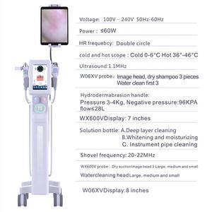 Máquina de Hidrodermoabrasión Multifuncional de Alta Calidad para el Cuidado y Rejuvenecimiento de la Piel con Limpiador de Burbujas, Máquina de Belleza para el Cuidado Facial - Product Image 6