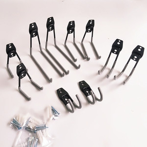 Garage <strong>Hooks</strong>, Inteli-topia Steel Garage <strong>Storage</strong> <strong>Hooks</strong> Utility Double Heavy Duty for Organizing Power Tools, <strong>Ladders</strong>, Bikes, Bulk - Product Image 2