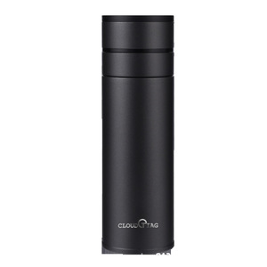 Cloudtag Stainless Steel Thermos Cup 316 With Tea Strainer Travel Gift Black - Product Image 1