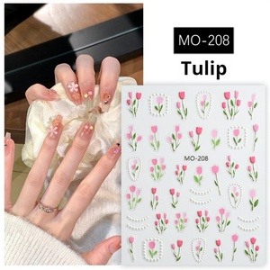 Hot Selling Yujin Fragrant <b>Flower</b> Nail <b>Stickers</b> Nail Decoration Nail <b>Stickers</b> Wholesale Nail DIY - Product Image 5