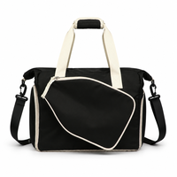 Sac de sport personnalisé en sergé imperméable pour pickleball avec compartiment à chaussures, couleur personnalisable, OEM