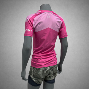 Camiseta de Compresión Rosa Personalizada para Mujer, Antideslizante, Duradera, con Protección Solar UPF50+, para Artes Marciales Mixtas sin Kimono, <span class=keywords><strong>CrossFit</strong></span> - Product Image 3