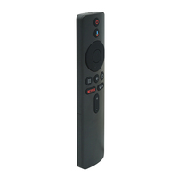 Télécommande de remplacement HUAYU MI-Ver.2 à code fixe, commande vocale, 14 boutons, 2 piles AA, matériau ABS, pour MI Box 4X 4K Android TV