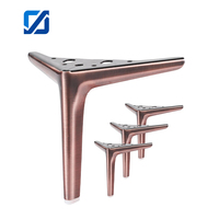 Muebles Industriales Modernos de Acero con Patas de Cobre para Mesas de Comedor - Resistentes y de Fácil Instalación para Uso en Hoteles