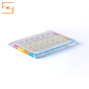 Hộp thuốc dạng vỉ 7 ngày tùy chỉnh, khay nhựa dạng vỉ, bao bì thuốc dạng vỉ - Product Image 4