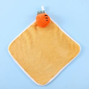 Serviette de toilette suspendue en microfibre à séchage rapide, jetable, pour la maison, la maternelle, les enfants et les bébés, en velours corail, motif mignon et compact - Product Image 4