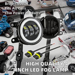 New <b>Cheap</b> High Quality 12V Led Fog Driving <b>Lights</b> 3 Bead 4 Inch Fog Lamp - Product Image 2