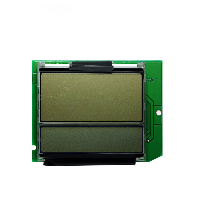 Segment LCD Display Module with Orange Background and Black Text,B09-0142-1203