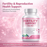 Complément de soutien à la fertilité pour elle – Capsules pour la santé reproductive féminine, soutien de l'ovule, antioxydant, extrait de thé vert
