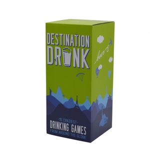 Jeu de société de fête Destination Drink avec gobelets en papier, cartes et dés - Jeu de cartes portable pour adultes - Product Image 3