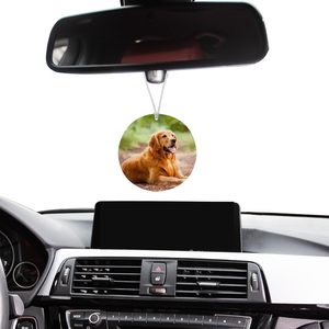 Blancs de sublimation de forme ronde, bricolage, désodorisant pour voiture et maison, décoration suspendue - Product Image 6