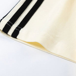 Camisetas de talla grande de alta calidad para hombre, camiseta personalizada de Color beige, Camiseta de algodón de lujo - Product Image 4