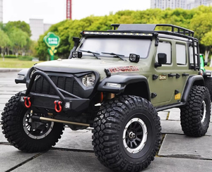 Coche Teledirigido 4x4 RC Rock Crawler 1/10 con Eje de Portal, Bloqueo de Diferencial, 2 Velocidades, 6 Canales, Camión Eléctrico de <span class=keywords><strong>Hobby</strong></span> YIKONG YK4102 ARTR - Product Image 5