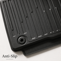 Tapis de voiture TPE antidérapants de luxe, ensemble complet de 5 pièces, épaisseur 2,5 mm, pour Ford Mustang 2015-2024 (conduite à gauche)