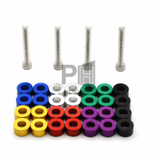 Kit de rondelles à coupelle métrique M8 en aluminium, 6mm, pour modèles RC - Product Image 2