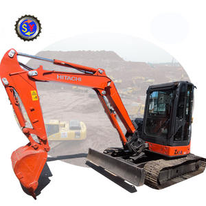 Petite pelle hydraulique sur chenilles de 5 tonnes Hitachi ZX50U ZX 50U 50 ZX50 d'occasion d'origine - Product Image 1