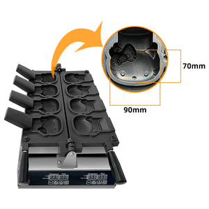 Tianze nhà máy thương mại mèo hình dạng <span class=keywords><strong>Waffle</strong></span> <span class=keywords><strong>maker</strong></span> máy điện Taiyaki <span class=keywords><strong>Waffle</strong></span> <span class=keywords><strong>maker</strong></span> <span class=keywords><strong>mini</strong></span> Hello-Kitty <span class=keywords><strong>Waffle</strong></span> <span class=keywords><strong>maker</strong></span> thương mại - Product Image 1