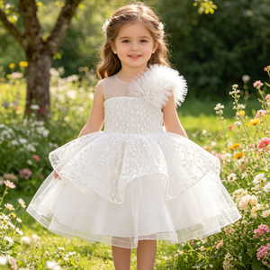 Ropa de <span class=keywords><strong>Bautizo</strong></span> <span class=keywords><strong>para</strong></span> Recién Nacidos al por Mayor, Vestido de Princesa <span class=keywords><strong>para</strong></span> <span class=keywords><strong>Niñas</strong></span> de 6 Meses a 3 Años, <span class=keywords><strong>Vestidos</strong></span> de Fiesta <span class=keywords><strong>para</strong></span> <span class=keywords><strong>Niñas</strong></span> - Product Image 3