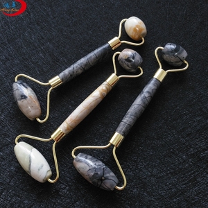 Rodillo masajeador con piedra de guasha, piedra de <span class=keywords><strong>jade</strong></span>, <span class=keywords><strong>nefrita</strong></span>, productos de masaje - Product Image 4