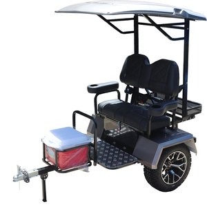 Carrito de Golf Eléctrico Shininglsv con Diseño Combinado de Iluminación Nivelada, 2 Plazas y Remolque - Tipo de Combustible Ecológico - Product Image 4